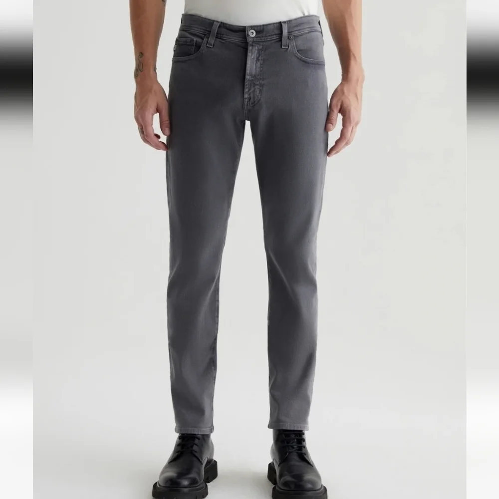 AG Trellis Modern Slim Vapor Wash Smooth Slate NWT